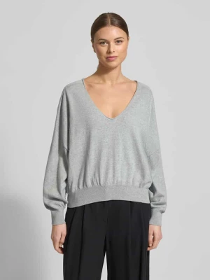 Sweter z dzianiny z mieszanki bawełny i kaszmiru model ‘RISORY’ drykorn