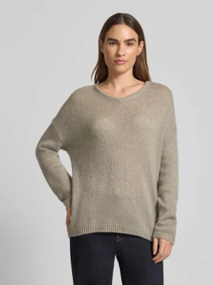 Sweter z dzianiny z mieszanki kaszmiru i jedwabiu Hemisphere