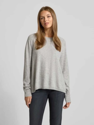 Sweter z dzianiny z mieszanki kaszmiru z raglanowymi rękawami model ‘NIKITA’ 0039 italy