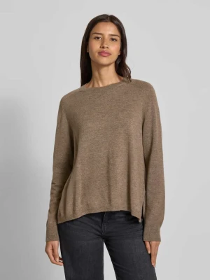 Sweter z dzianiny z mieszanki kaszmiru z raglanowymi rękawami model ‘NIKITA’ 0039 italy