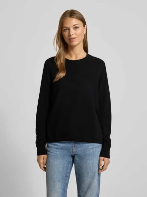 Sweter z dzianiny z mieszanki kaszmiru z raglanowymi rękawami model ‘NIKITA’ 0039 italy