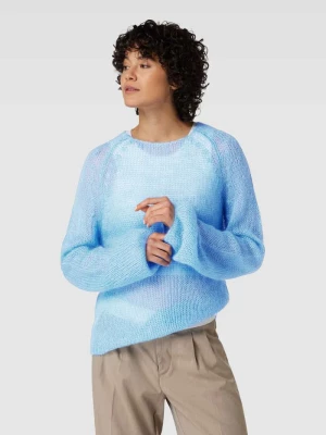 Sweter z dzianiny z mieszanki moheru w jednolitym kolorze (The Mercer) N.Y.