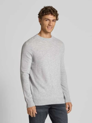 Sweter z dzianiny z mieszanki wełny i kaszmiru Christian Berg Men
