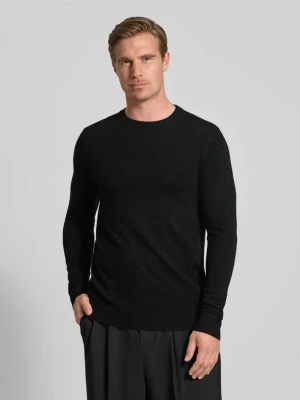 Sweter z dzianiny z mieszanki wełny i kaszmiru Christian Berg Men