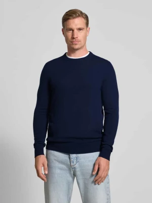 Sweter z dzianiny z mieszanki wełny i kaszmiru Christian Berg Men