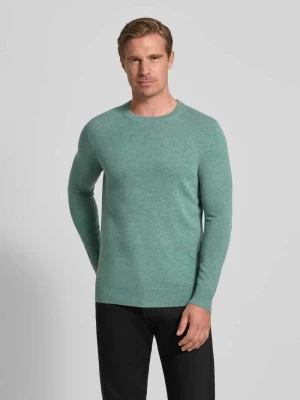 Sweter z dzianiny z mieszanki wełny i kaszmiru Christian Berg Men