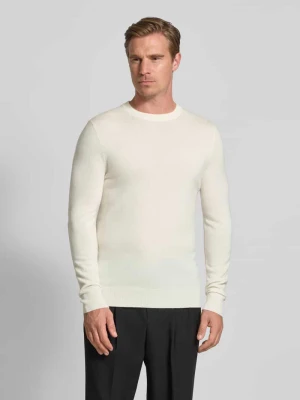 Sweter z dzianiny z mieszanki wełny i kaszmiru Christian Berg Men
