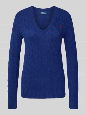 Sweter z dzianiny z mieszanki wełny i kaszmiru model ‘KIMBERLY’ Polo Ralph Lauren