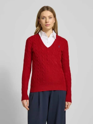 Sweter z dzianiny z mieszanki wełny i kaszmiru model ‘KIMBERLY’ Polo Ralph Lauren