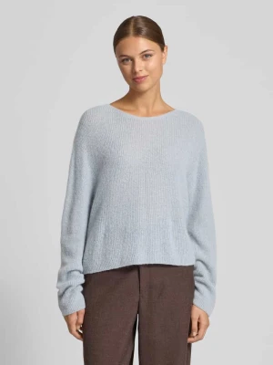 Sweter z dzianiny z mieszanki wełny z alpaki model ‘IMENY’ drykorn