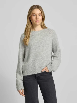 Sweter z dzianiny z mieszanki wełny z alpaki model ‘PEMIRI’ drykorn