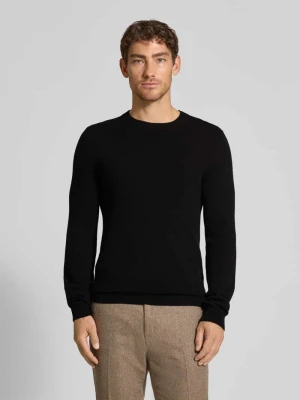 Sweter z dzianiny z mieszanki wełny z domieszką kaszmiru MCNEAL