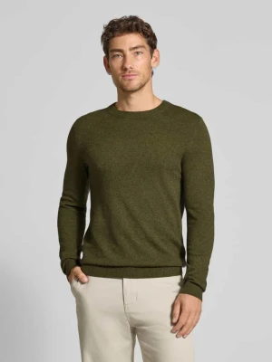 Sweter z dzianiny z mieszanki wełny z domieszką kaszmiru MCNEAL