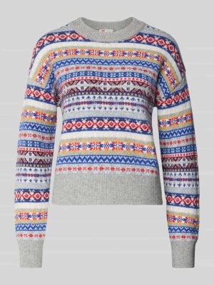 Sweter z dzianiny z mieszanki wełny z okrągłym dekoltem Levi's®