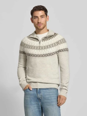 Troyer o kroju regular fit z mieszanki wełny MCNEAL