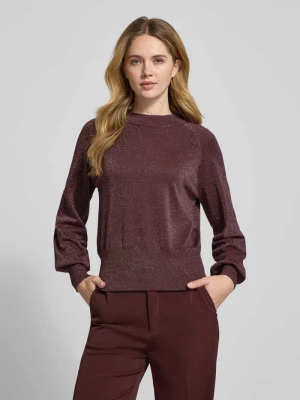 Sweter z dzianiny z mieszanki wiskozy model ‘MOBBE’ b.Young
