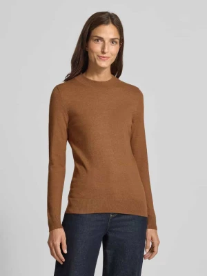 Sweter z dzianiny z mieszanki wiskozy z okrągłym dekoltem Christian Berg Woman
