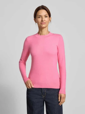Sweter z dzianiny z mieszanki wiskozy z okrągłym dekoltem Christian Berg Woman