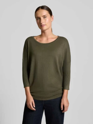 Sweter z dzianiny z mieszanki wiskozy z rękawem o dł. 3/4 model ‘JONE’ FREE/QUENT