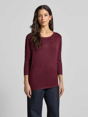 Sweter z dzianiny z mieszanki wiskozy z rękawem o dł. 3/4 model ‘JONE’ FREE/QUENT
