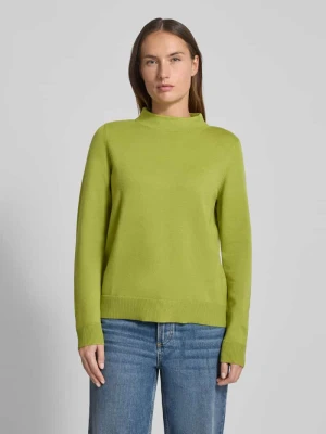 Sweter z dzianiny z mieszanki wiskozy ze wzorem ze stójką Betty Barclay