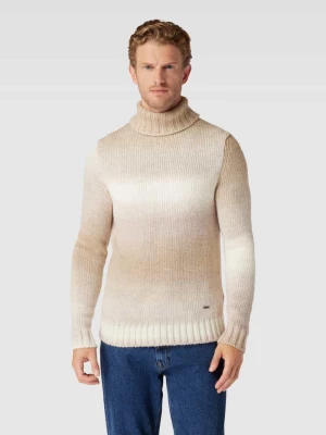 Sweter z dzianiny z nadrukiem na całej powierzchni model ‘Boris’ JOOP! Collection