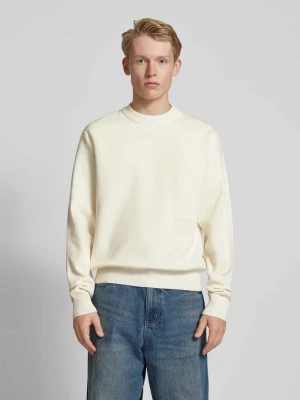 Sweter z dzianiny z nadrukiem z logo model ‘VESTERBRO’ jack & jones