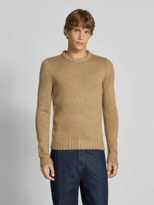Sweter z dzianiny z naszywką z logo model ‘DILLON’ Blend