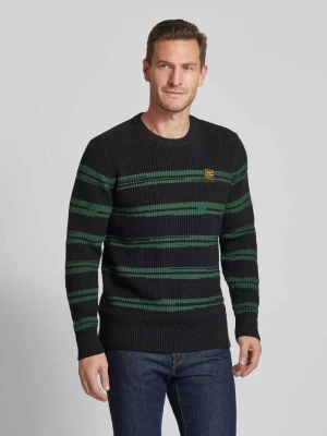 Sweter z dzianiny z naszywką z logo PME Legend