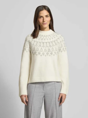 Sweter z dzianiny z norweskim wzorem model ‘Porway’ Opus