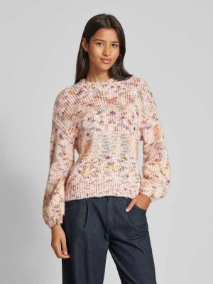 Sweter z dzianiny z obniżonymi ramionami model ‘AVERY’ Vila