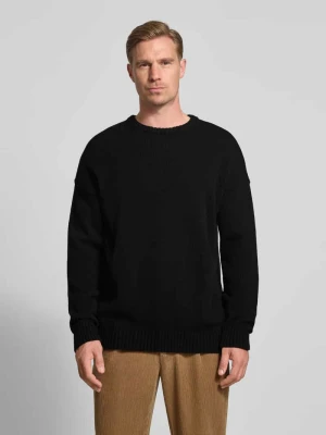 Sweter z dzianiny z obniżonymi ramionami model ‘MALIO’ drykorn