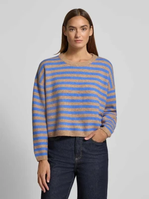 Sweter z dzianiny z obniżonymi ramionami Oui