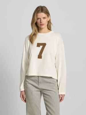 Sweter z dzianiny z obniżonymi ramionami Review