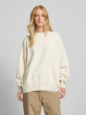 Sweter z dzianiny z obniżonymi ramionami REVIEW