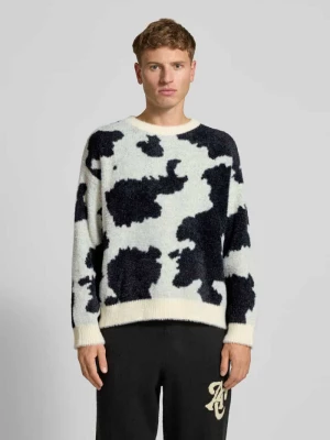 Sweter z dzianiny z okrągłym dekoltem ANOTHER COTTON LAB