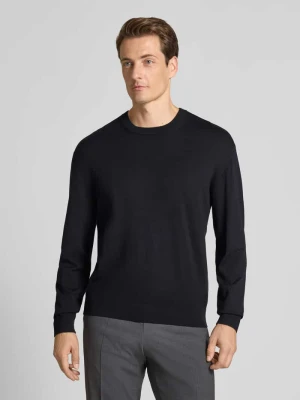 Sweter z dzianiny z okrągłym dekoltem Armani Exchange