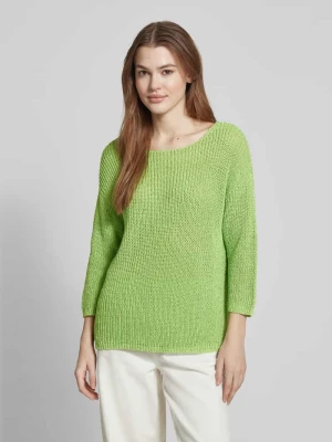 Sweter z dzianiny z okrągłym dekoltem Betty Barclay