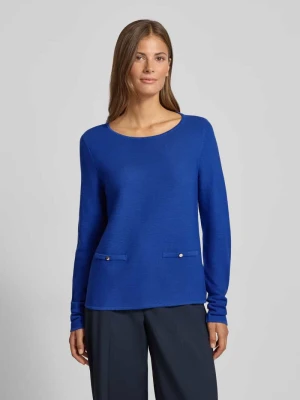 Sweter z dzianiny z okrągłym dekoltem Betty Barclay