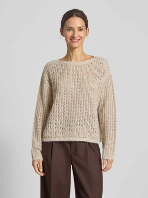 Sweter z dzianiny z okrągłym dekoltem Betty Barclay