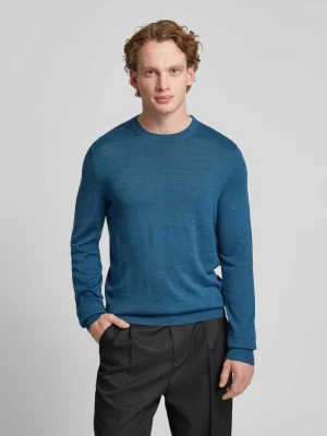 Sweter z dzianiny z okrągłym dekoltem Christian Berg Men