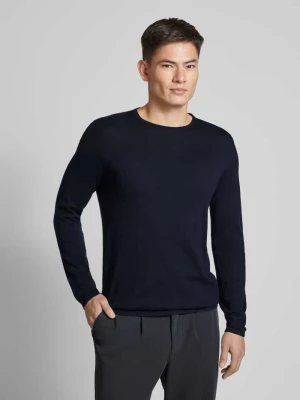 Sweter z dzianiny z okrągłym dekoltem Christian Berg Men