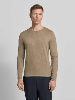 Sweter z dzianiny z okrągłym dekoltem Christian Berg Men