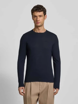 Sweter z dzianiny z okrągłym dekoltem Christian Berg Men