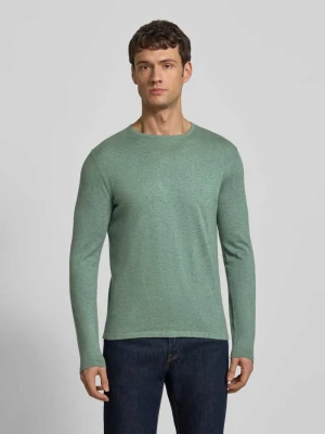 Sweter z dzianiny z okrągłym dekoltem Christian Berg Men