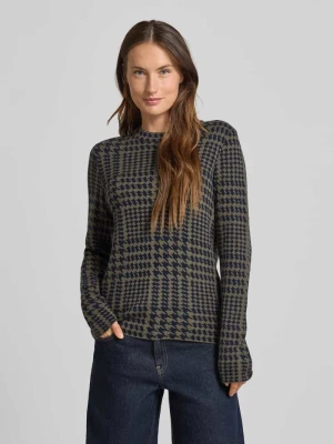 Sweter z dzianiny z okrągłym dekoltem Christian Berg Woman Selection