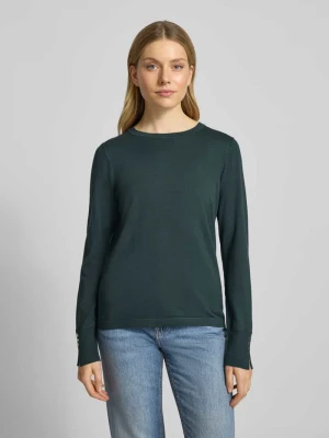 Sweter z dzianiny z okrągłym dekoltem Christian Berg Woman Selection