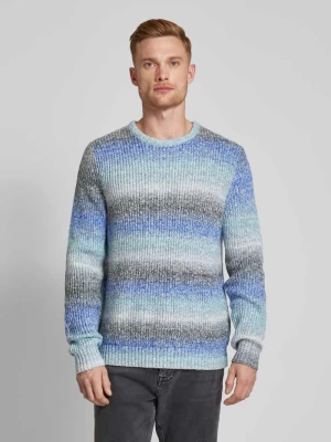 Sweter z dzianiny z okrągłym dekoltem FYNCH-HATTON