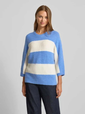 Sweter z dzianiny z okrągłym dekoltem FYNCH-HATTON