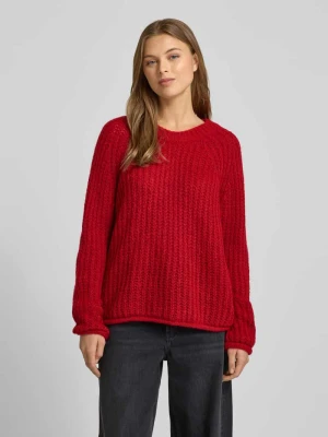 Sweter z dzianiny z okrągłym dekoltem i golfem Smith and Soul